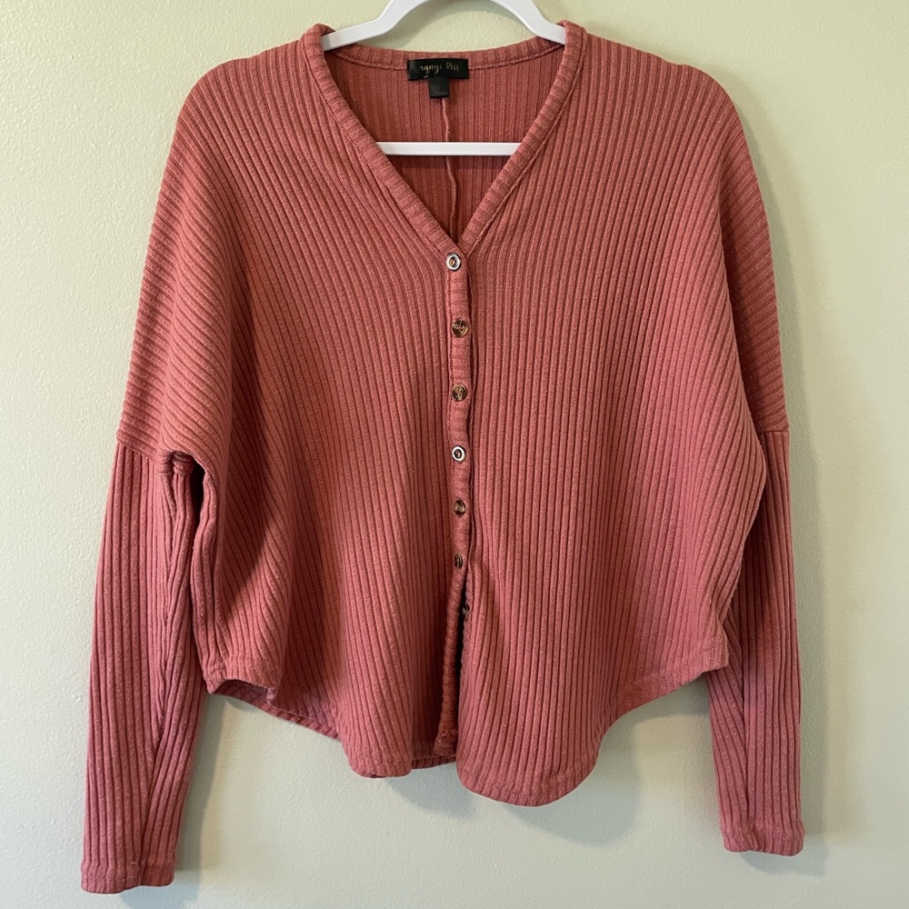 Orange Riss Dusty Rose Sweater